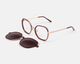 mó OAK-ON, burgundy/gold, large