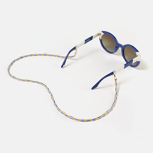 CORDÃO CONTAS AZUL SALITRE    