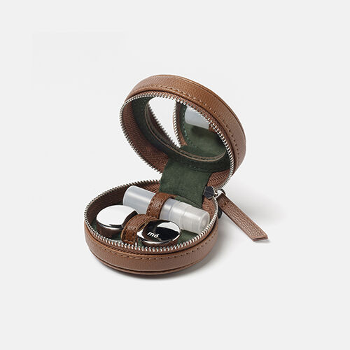 ESTOJO PARA LENTES DE CONTATO MARROM