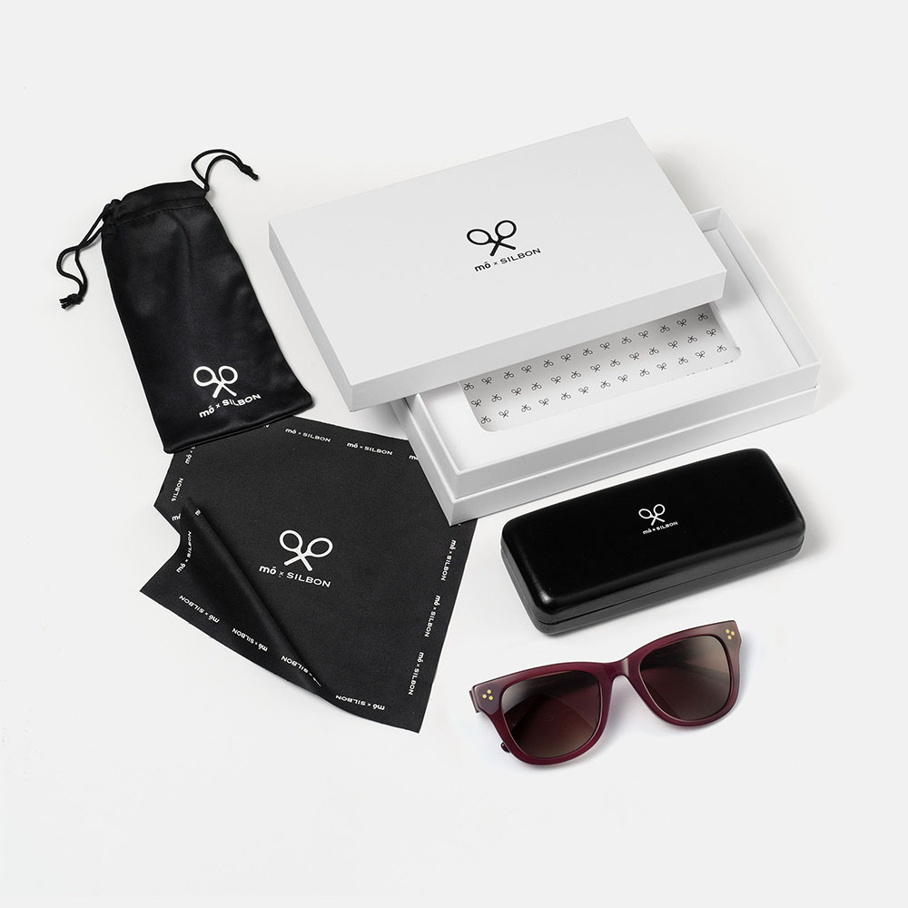 mó X SILBON BONNET SUN, burgundy, imagem grande número 2