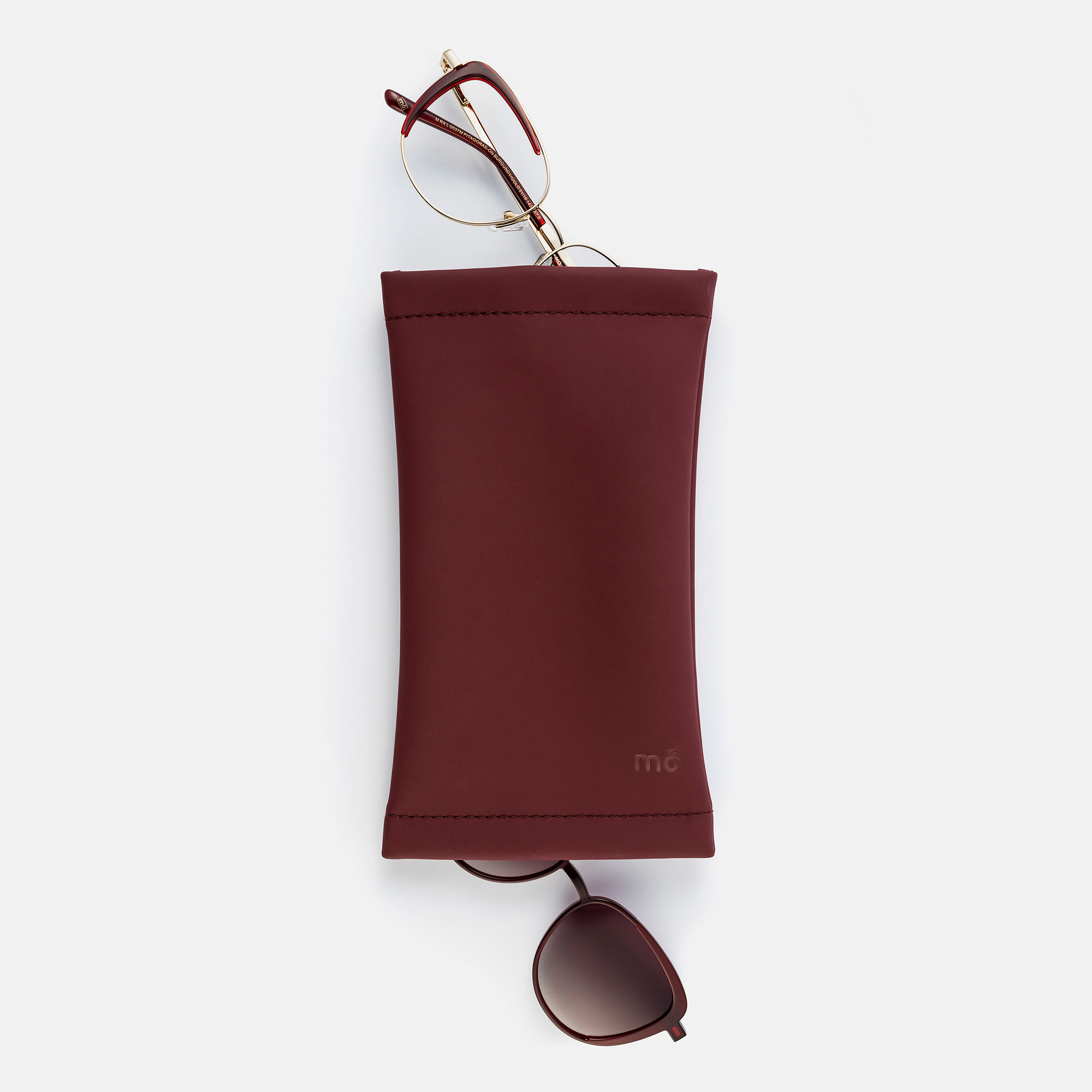 POUCH DOBLE BURGUNDY, , imagem grande número 0