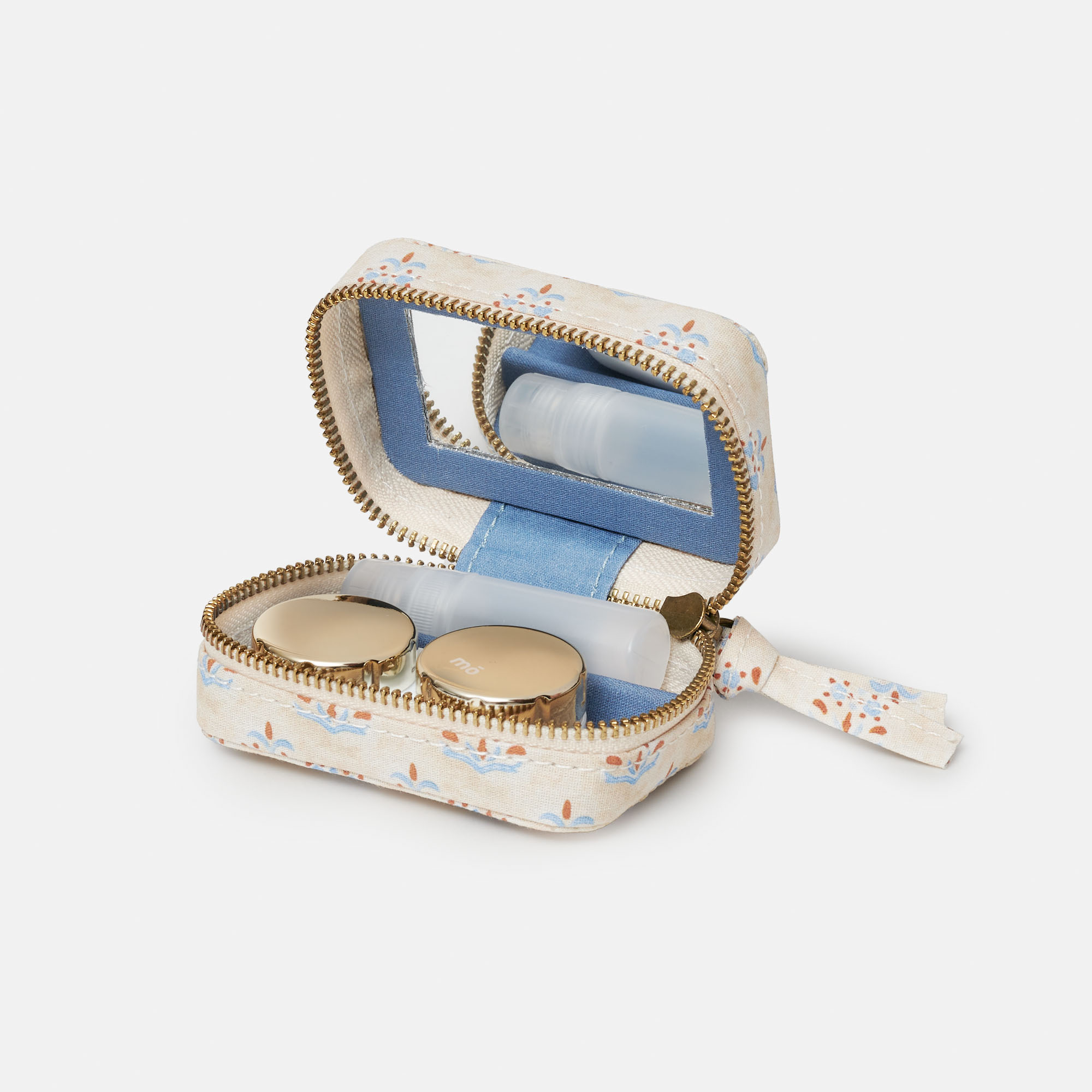 ESTOJO PARA LENTES TAJ PRINT BEIGE, imagem grande número 1