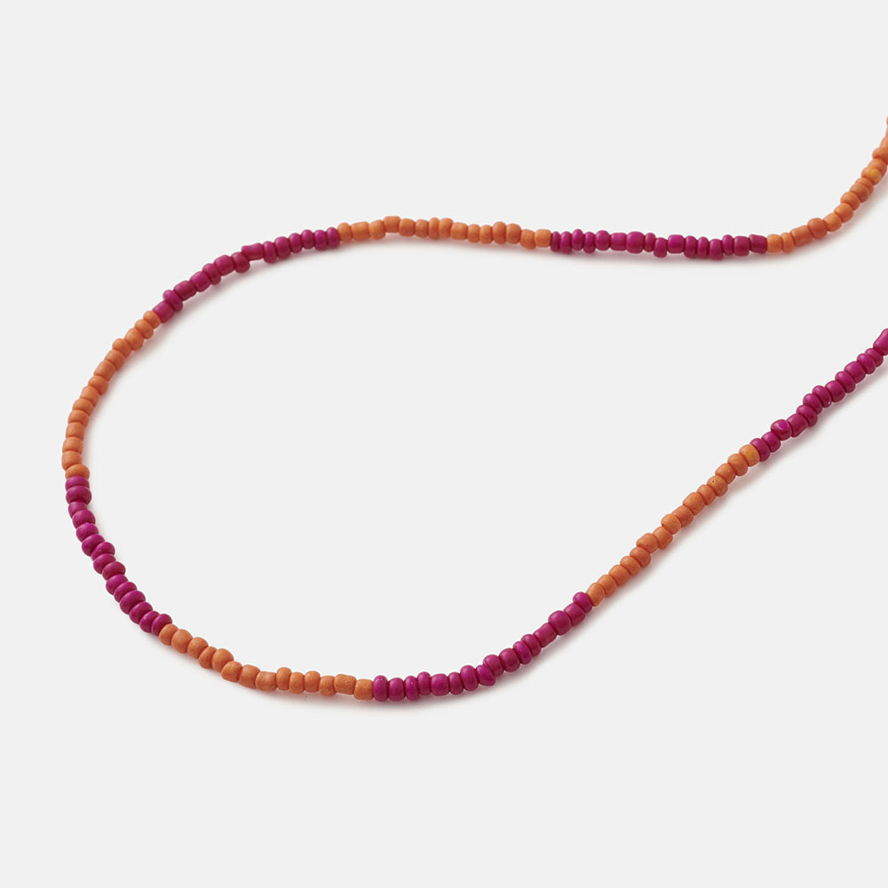 BLOCKS de cordão com contas rosa/laranja, imagem grande número 2