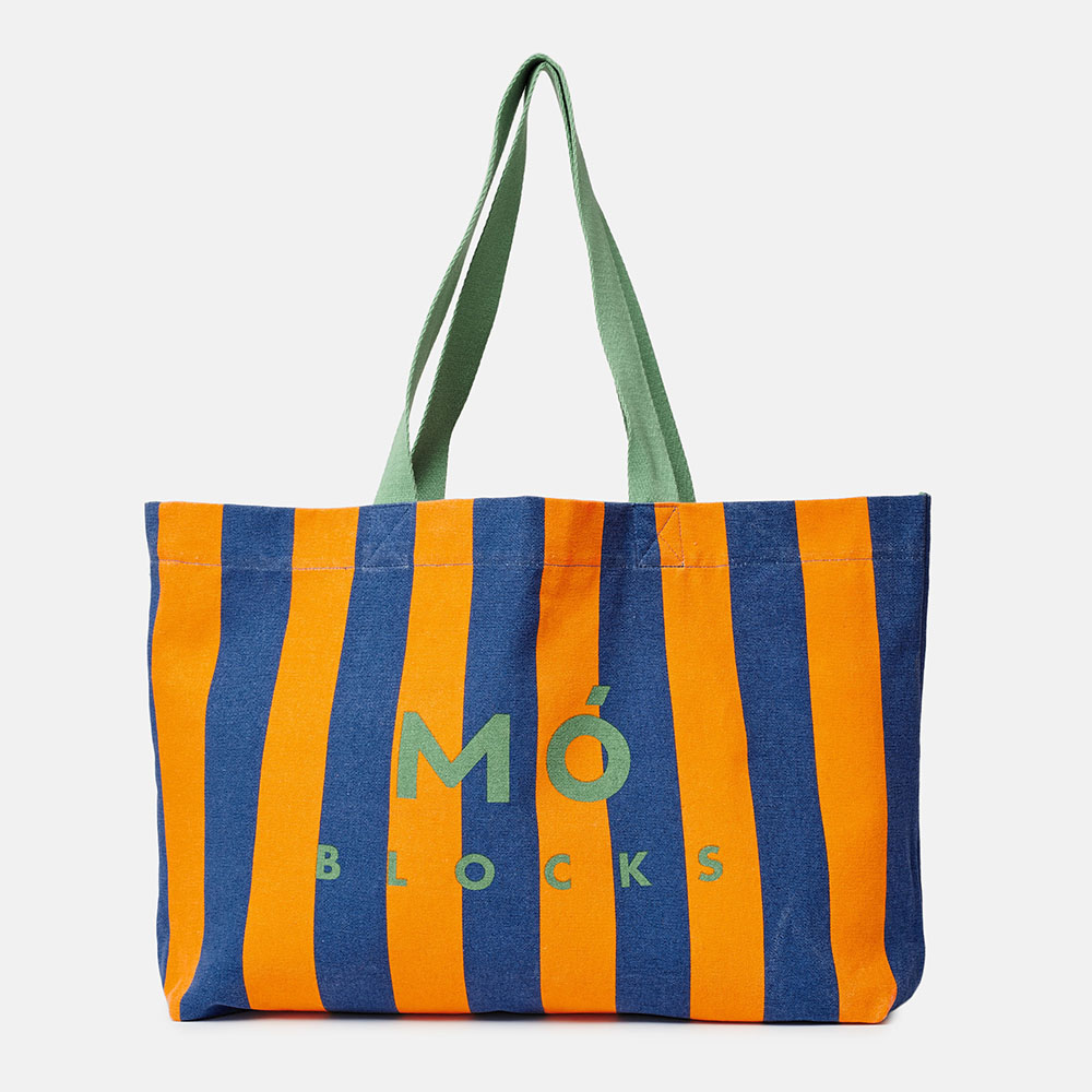 BOLSA BLOCKS AZUL/LARANJA, , imagem grande número 0