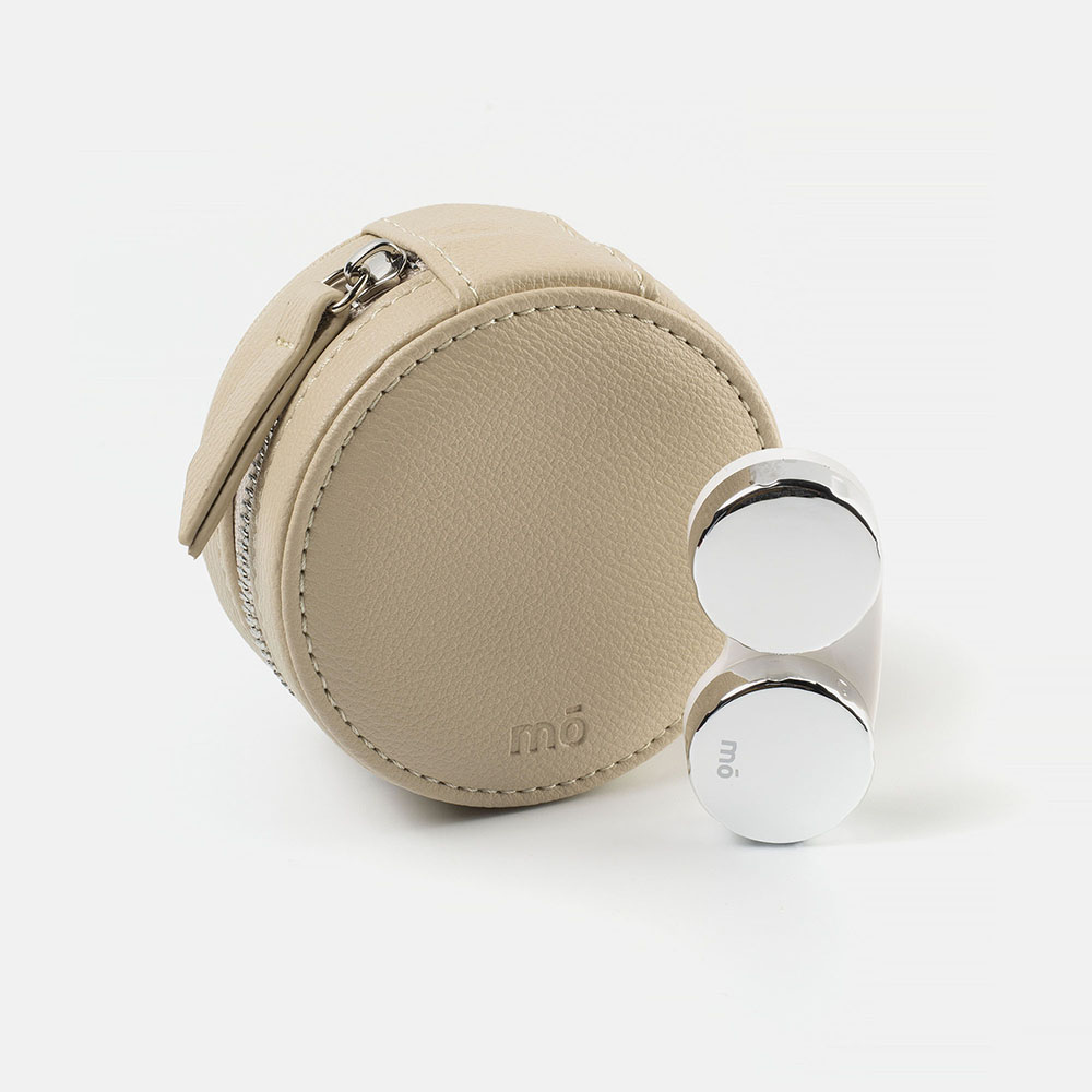 ESTOJO PARA LENTES BEIGE CLARO, , imagem grande número 2