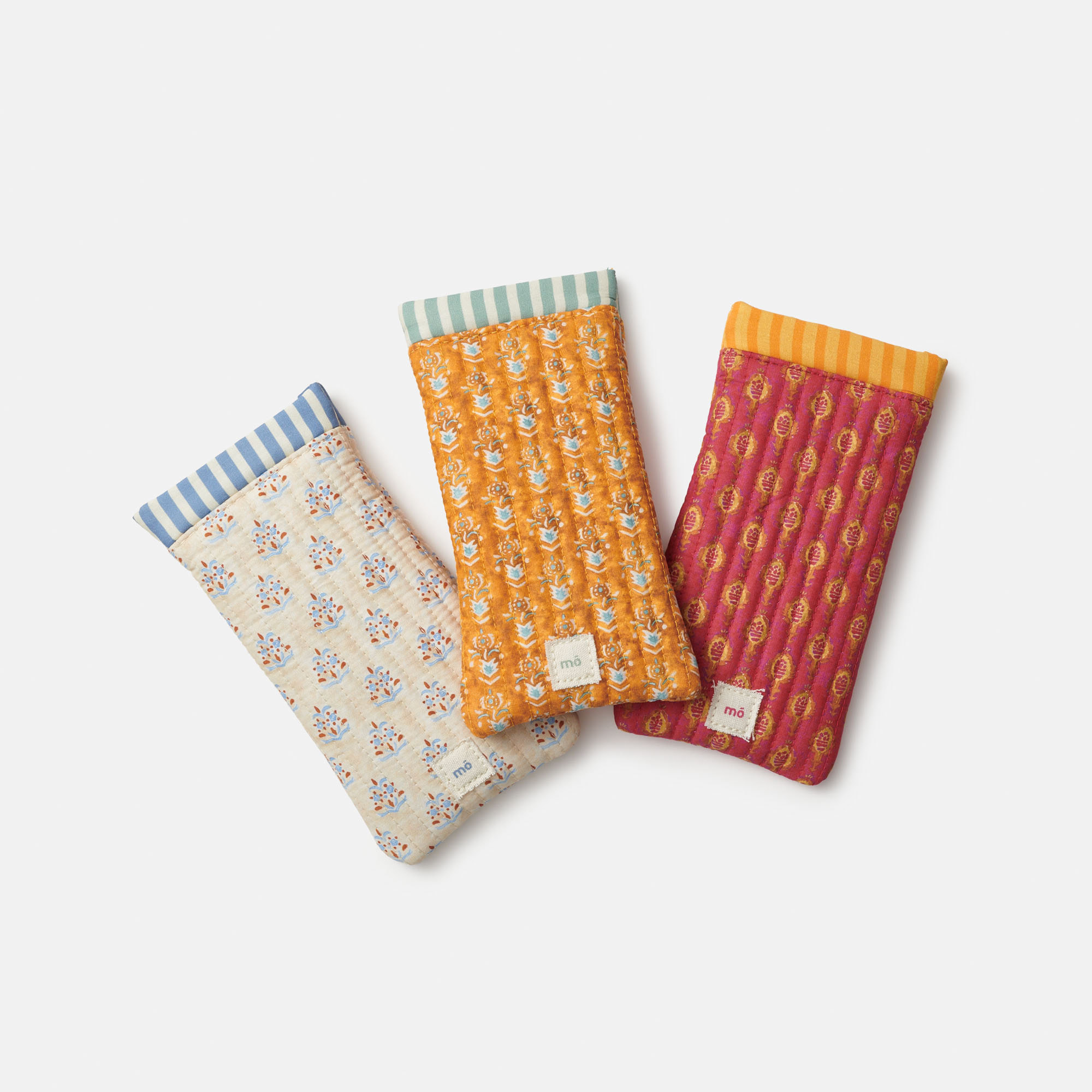 POUCH ACOLCHADO TAJ PRINT NARANJA, , imagem grande número 2