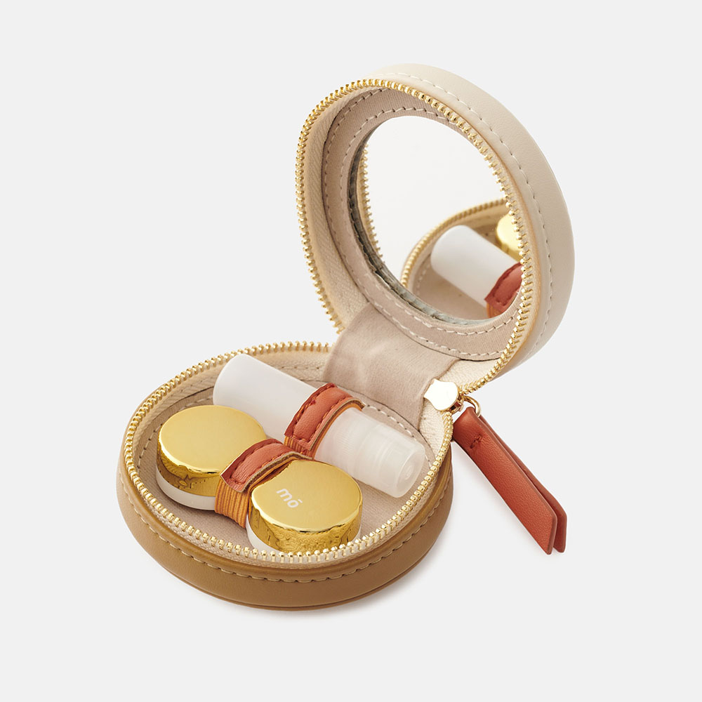 ESTOJO PARA LENTES BLOCKS BEIGE/MARRON, imagem grande número 1