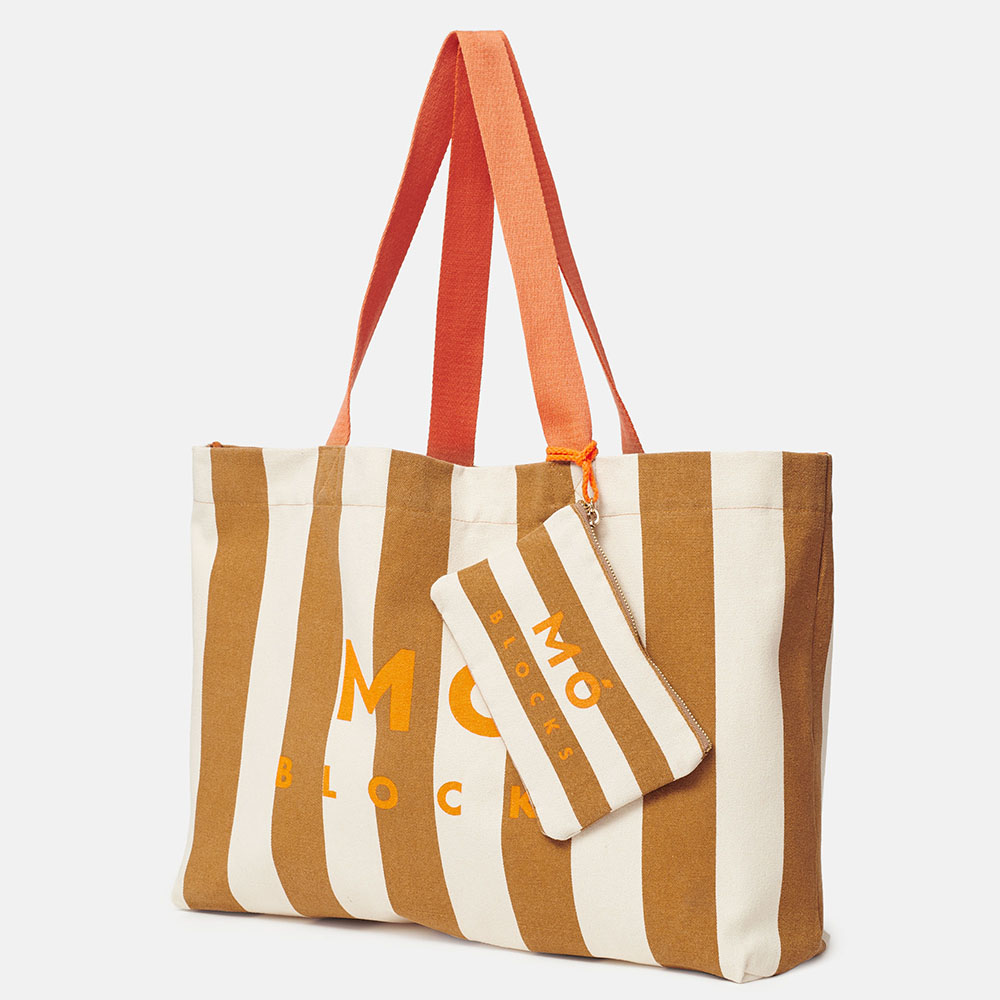 BOLSA BLOCKS BEIGE/MARRON, , imagem grande número 1