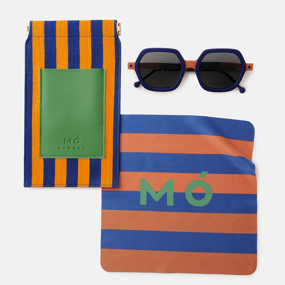 ESTUCHE BLOCKS AZUL/NARANJA, imagem grande número 1