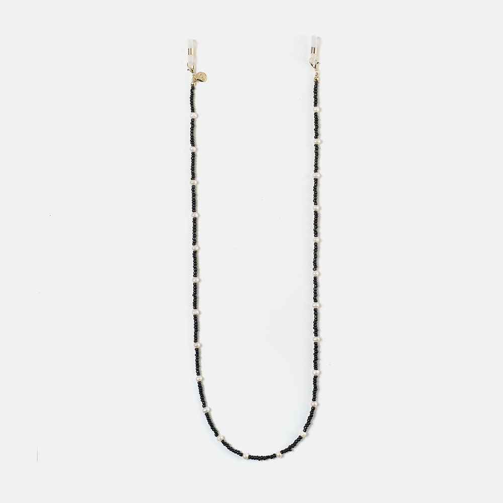 CORDÃO DE PÉROLAS NEGRO SALITRE, imagem grande número 0