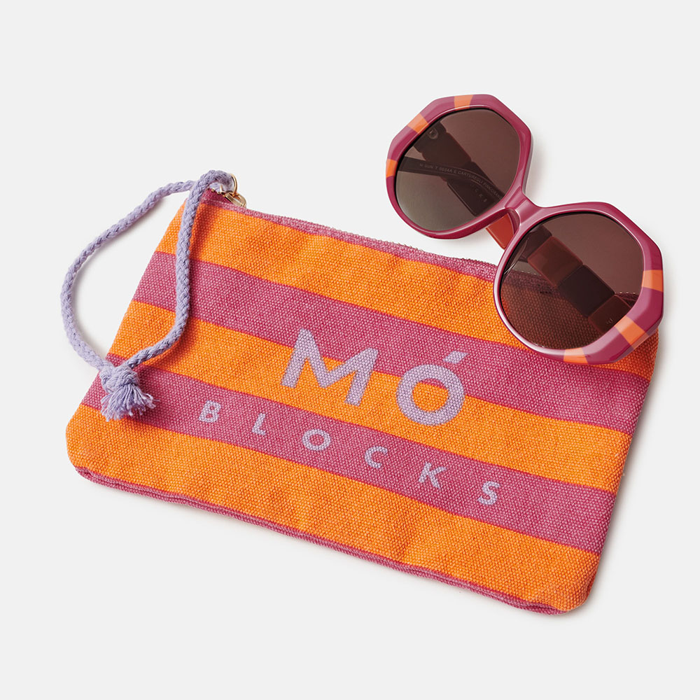 BOLSA BLOCKS ROSA/LARANJA, , imagem grande número 2