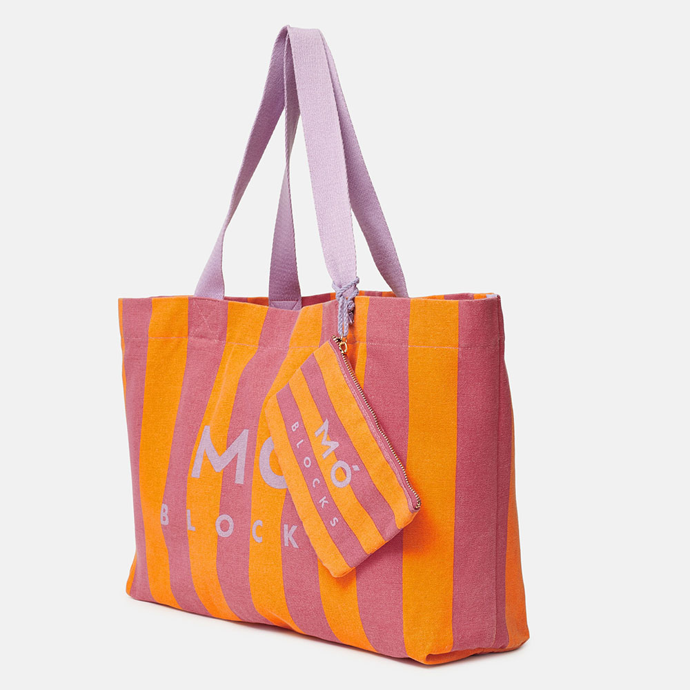 BOLSA BLOCKS ROSA/LARANJA, , imagem grande número 1