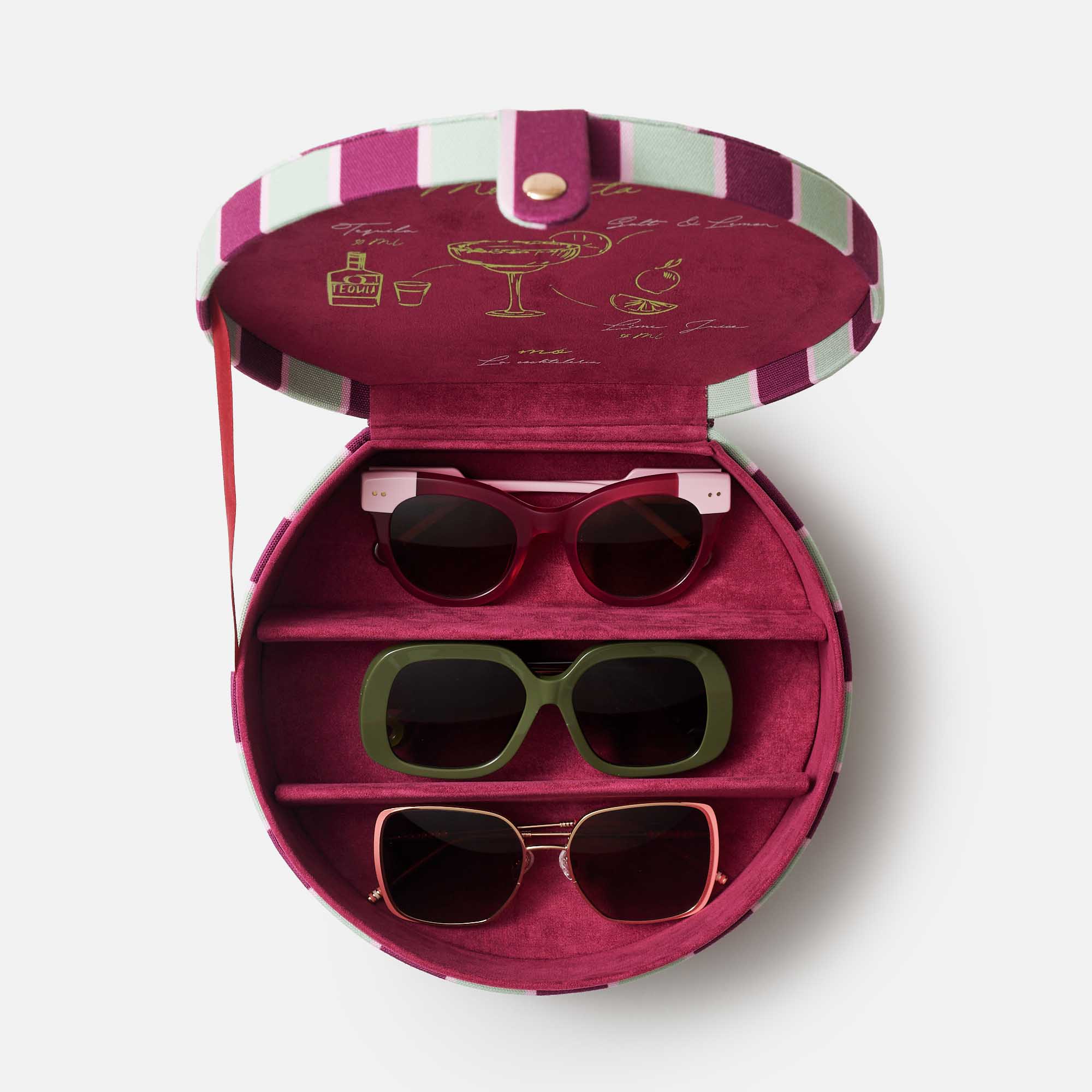 TRAVEL CASE COCKTELERIA roxo/verde, , imagem grande número 2