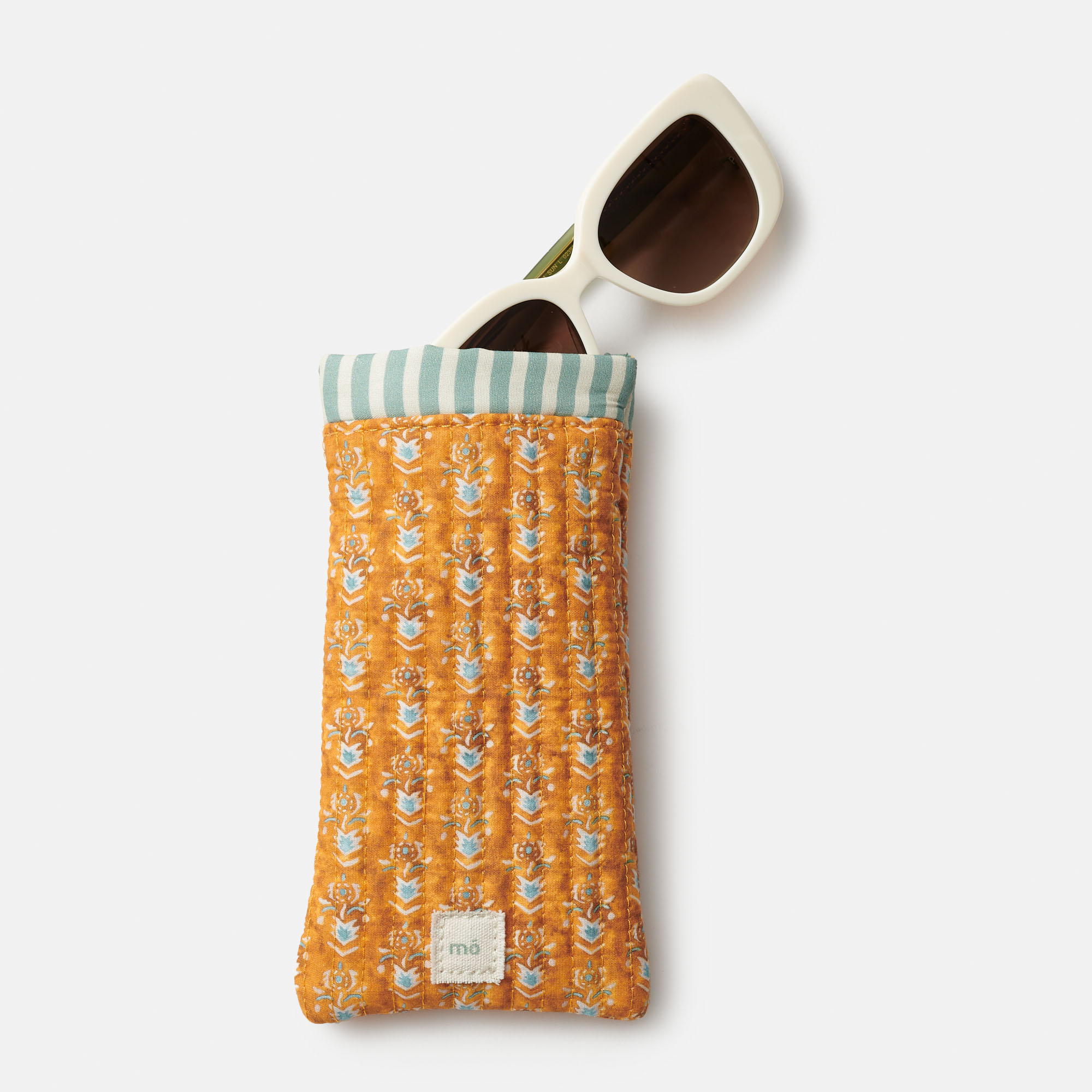 POUCH ACOLCHADO TAJ PRINT NARANJA, , imagem grande número 1