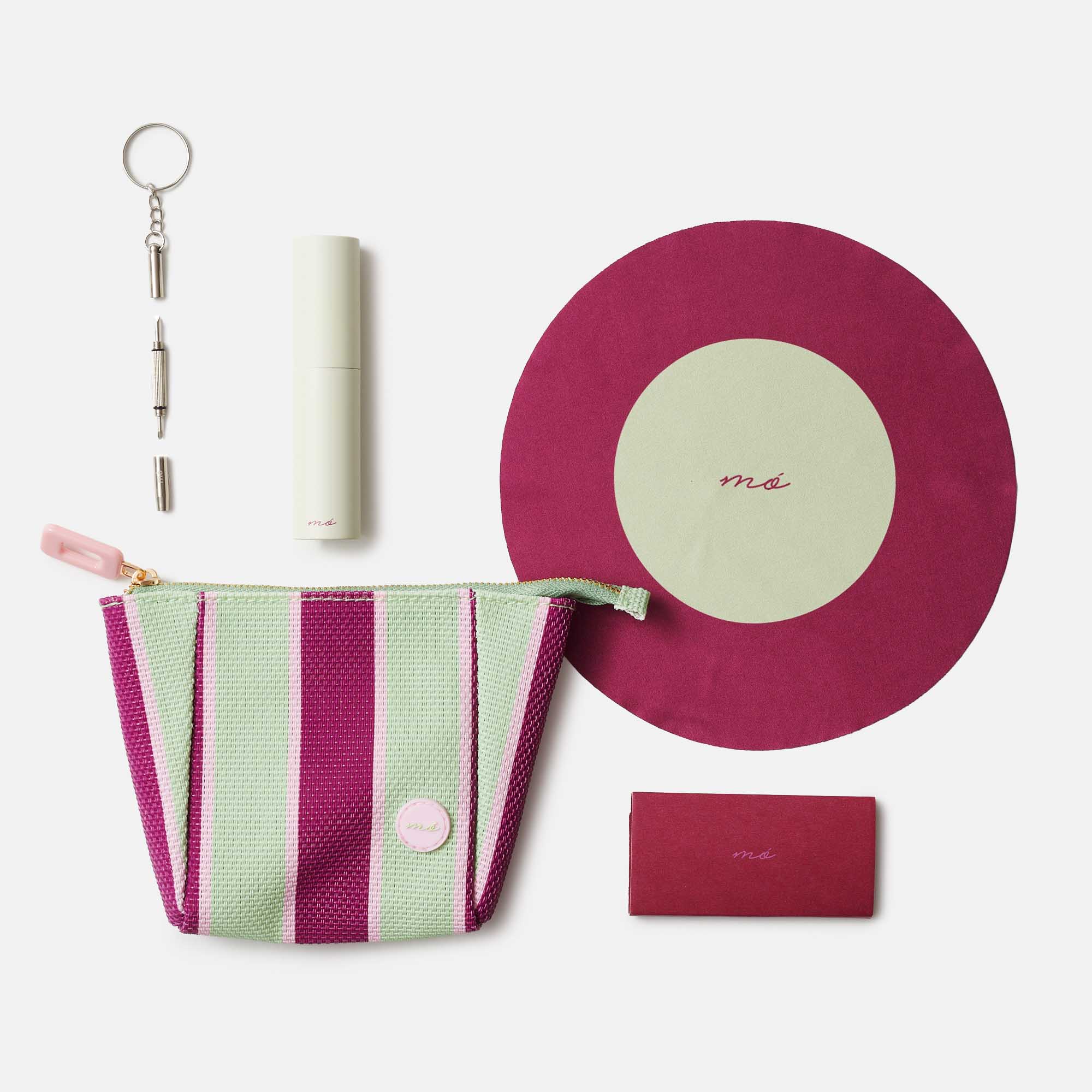 KIT DE CUIDADO COCKTELERIA VERDE / MORADO, , imagem grande número 1
