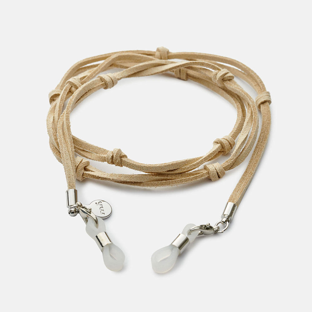 CORDÃO MULTI NÓ BEIGE, , imagem grande número 1