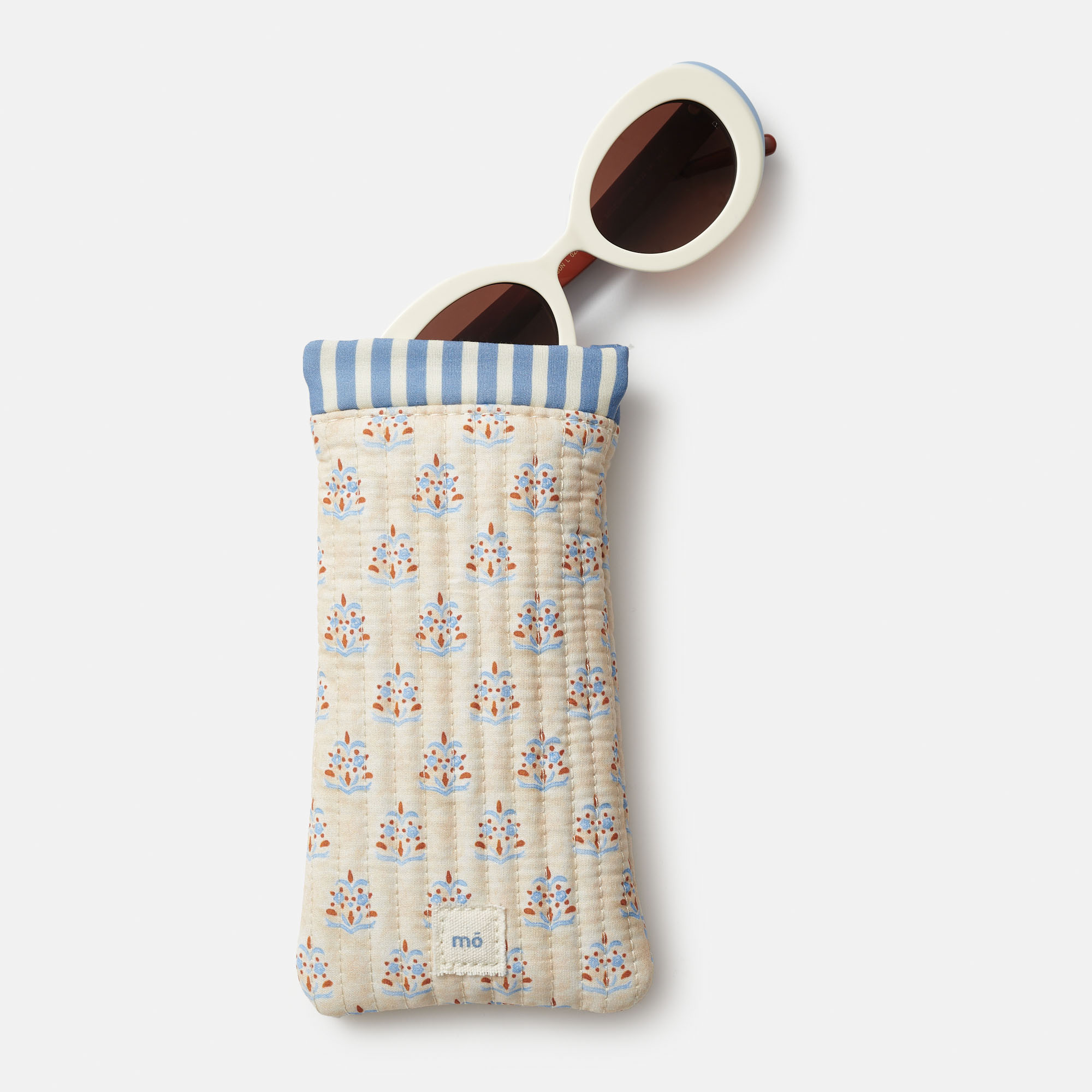 Bolsa acolchoada TAJ PRINT BEIGE, imagem grande número 1