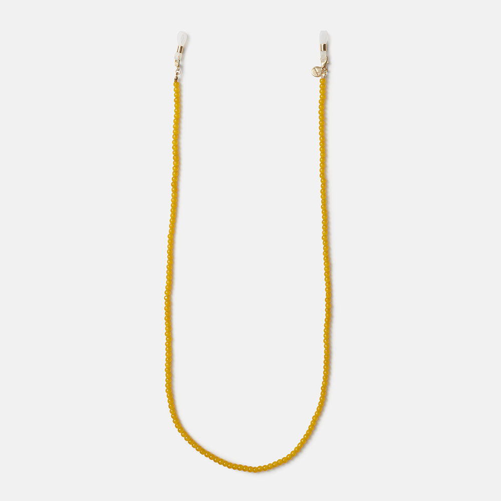 CORDÃO DE CONTAS AMARELO SOLESEA, , imagem grande número 1