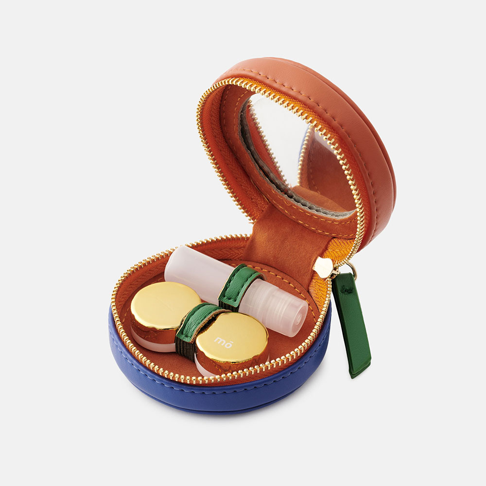 ESTOJO PARA LENTES BLOCKS AZUL/LARANJA  , , imagem grande número 1