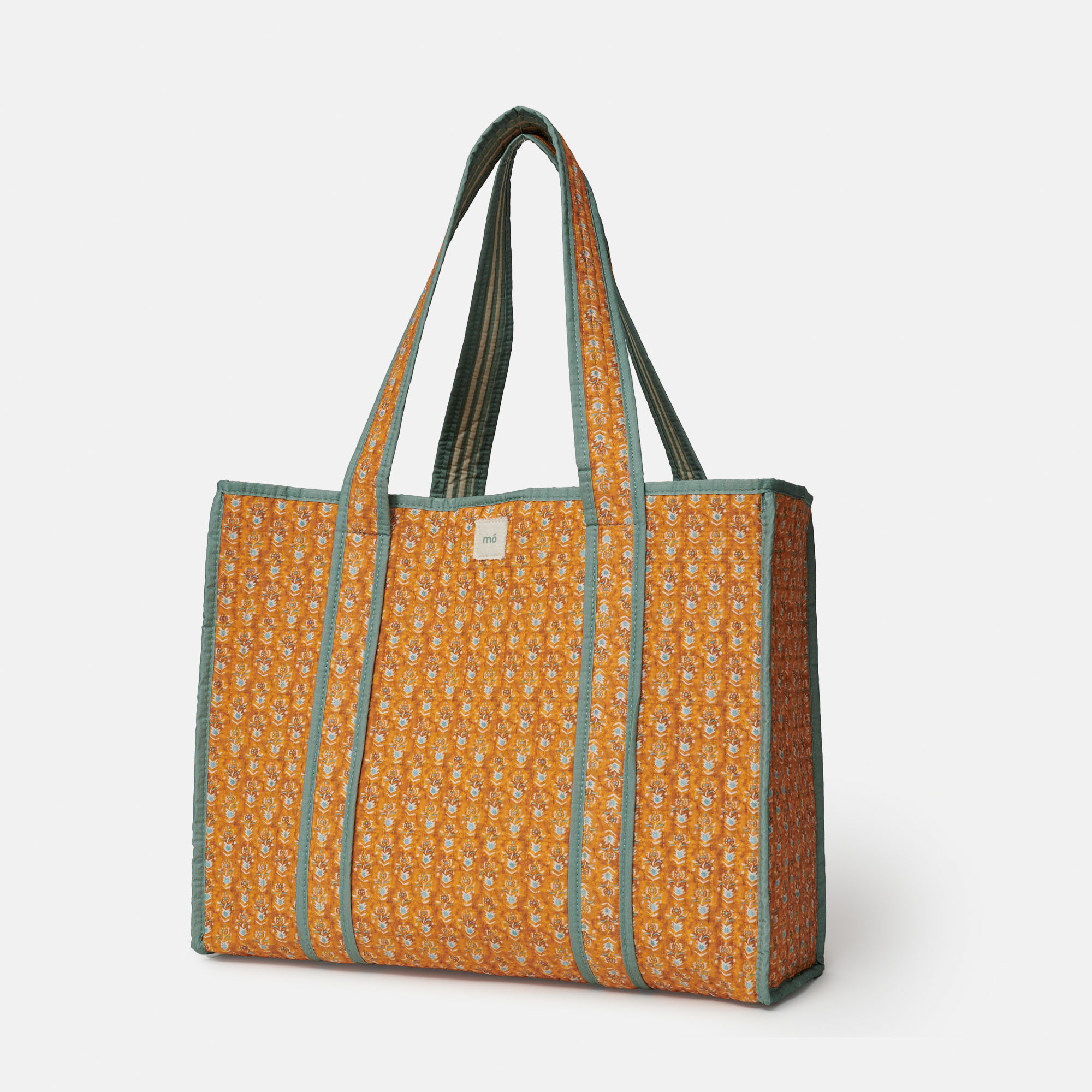 Bolsa acolchoada TAJ PRINT laranja, imagem grande número 1.