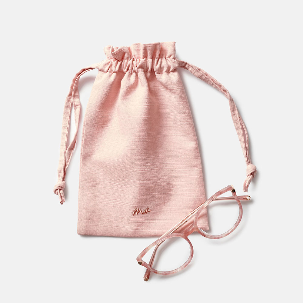 ESTOJO DE TECIDO ROSA COM CORDÃO, imagem grande número 1