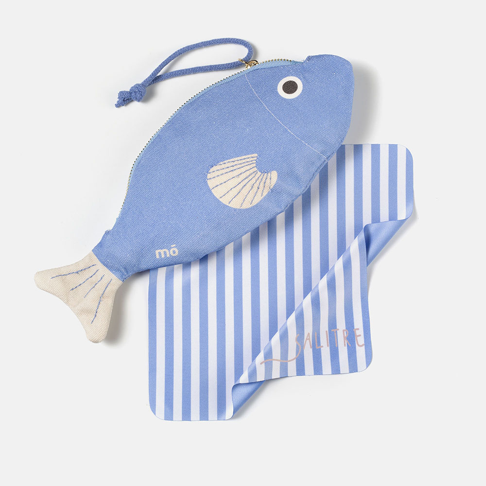 ESTUCHE SALITRE PEZ AZUL, , imagem grande número 0